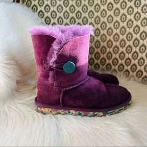 UGG Girls Purple Boots Sz 13